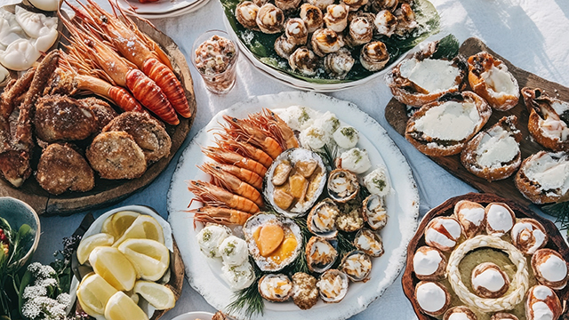 贅沢な海の幸「オージーシーフードプラッター」