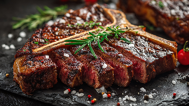 ボリューム満点「Tボーンステーキ」