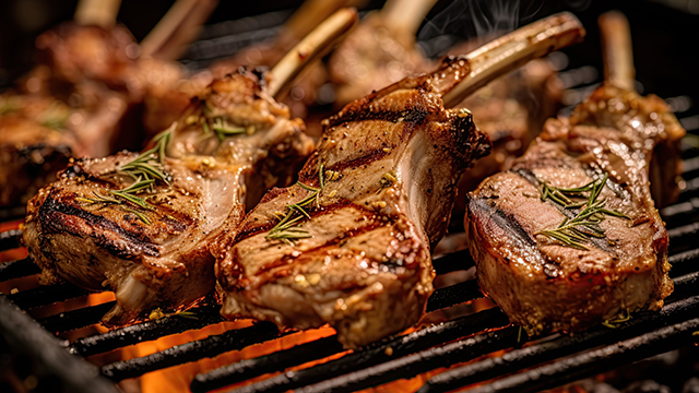 郷土料理「ラムチョップ」