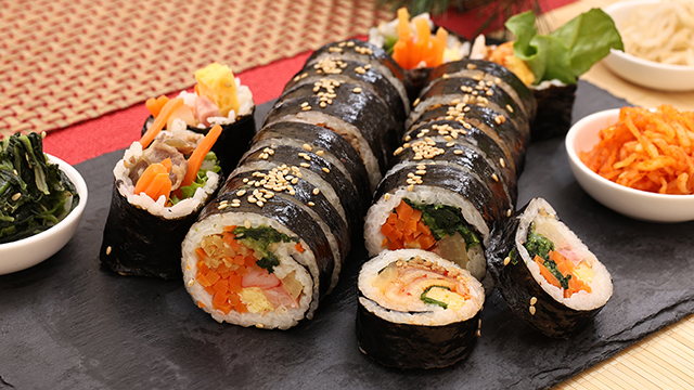 韓国風のり巻き「キンパ」