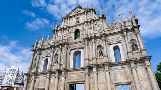 マカオ半島｜聖ポール天主堂跡
