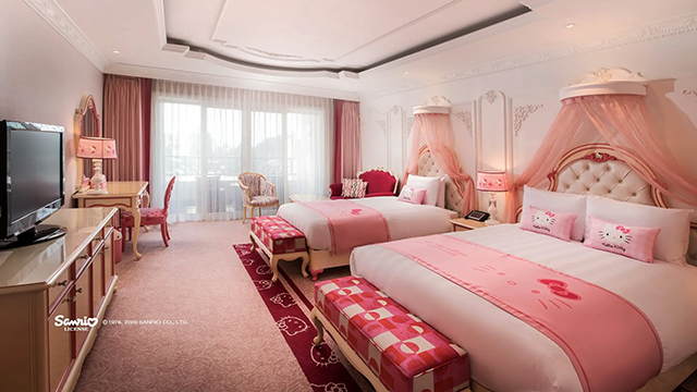 ハローキティプリンセスルーム (ガーデンビュー)