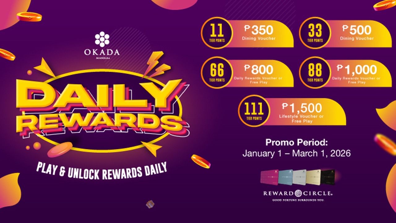 オカダ マニラ｜Daily Rewards