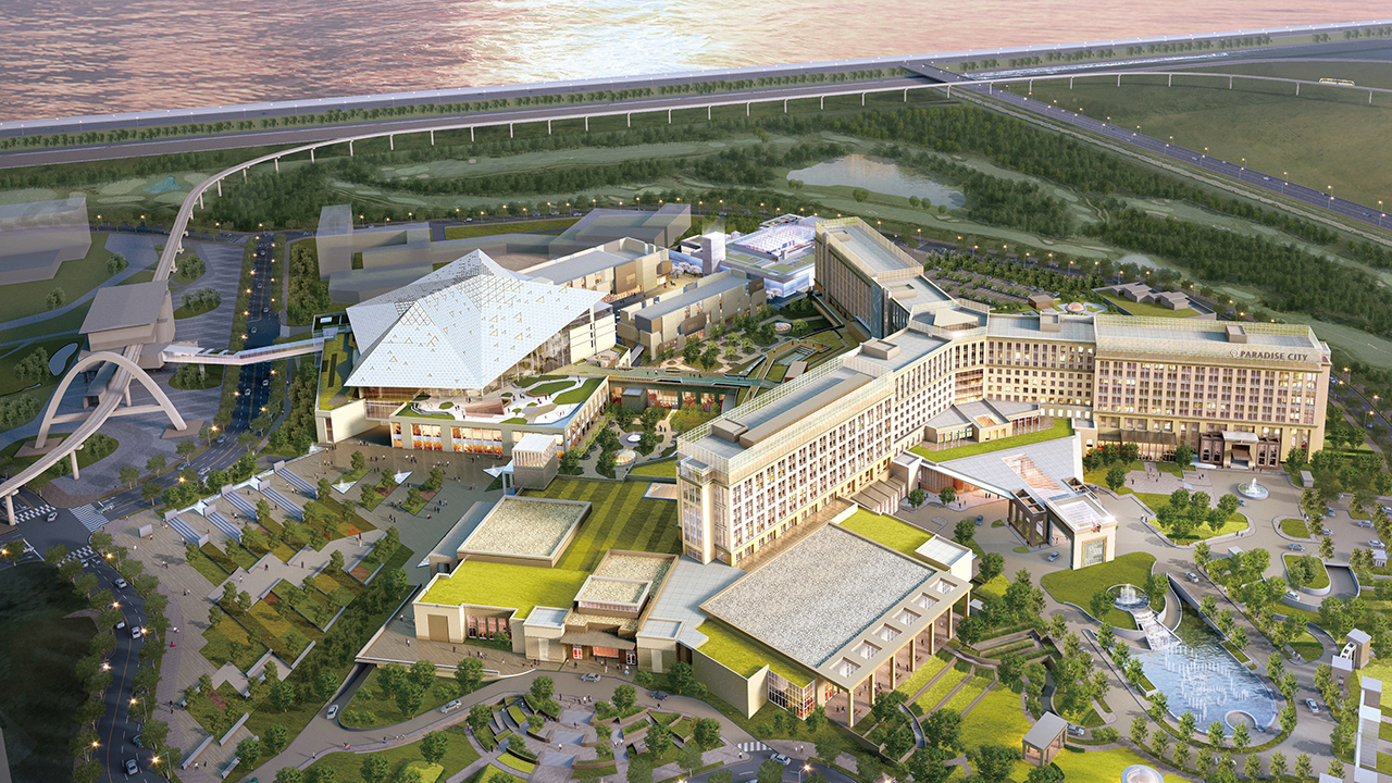 仁川・パラダイスシティのカジノリゾート外観